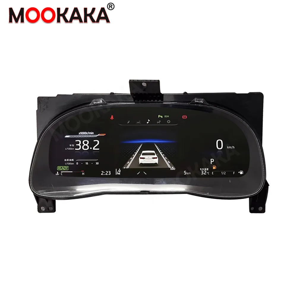 For Toyota Camry 2017-2021 Car LCD Dashboard Digital Cluster Virtual Cockpit Instrument Speedometer Multifunctional