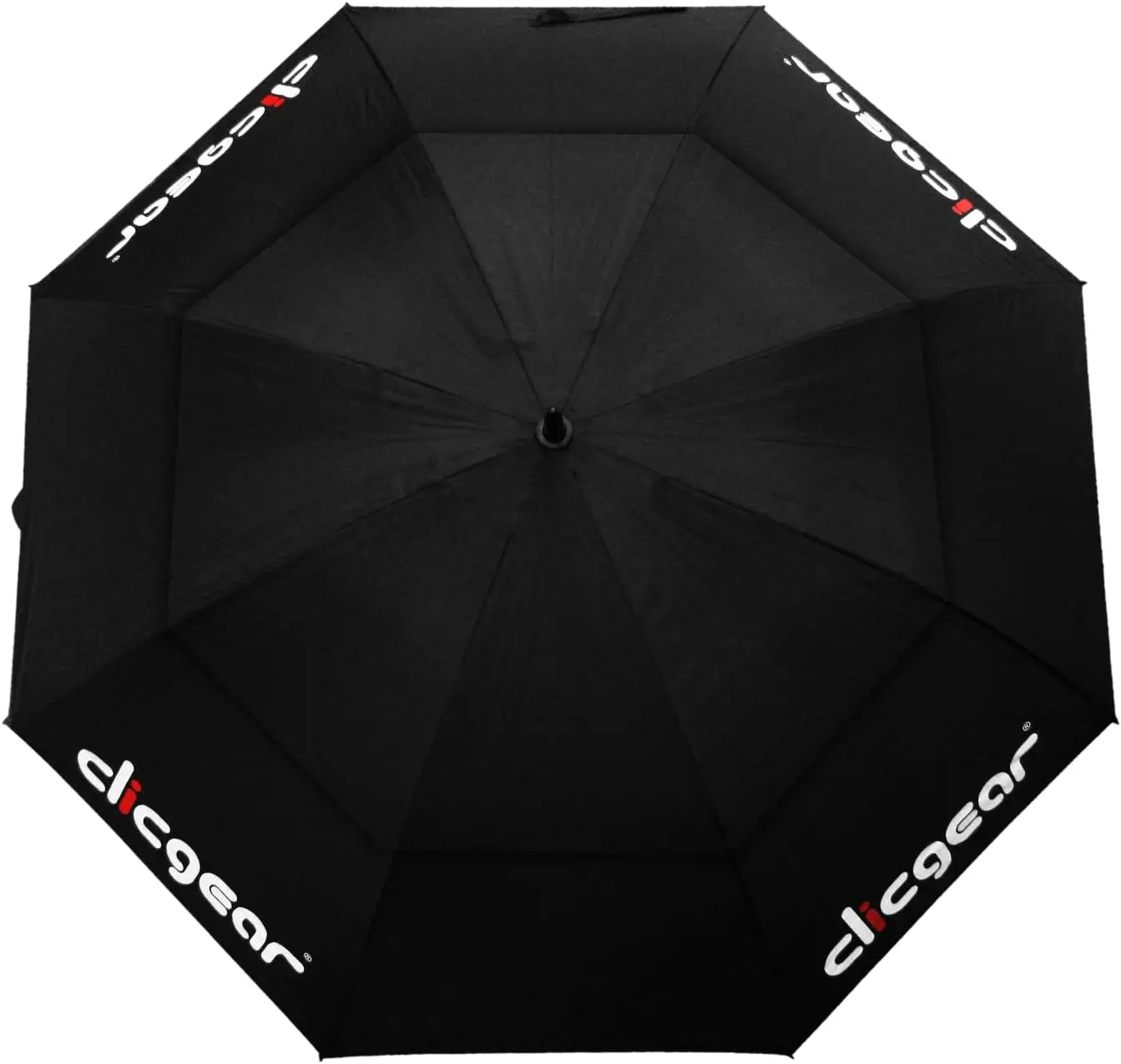 

68-Inch Wind Resistant Umbrella for Golf Push Carts, Double Canopy for Sun and Rain