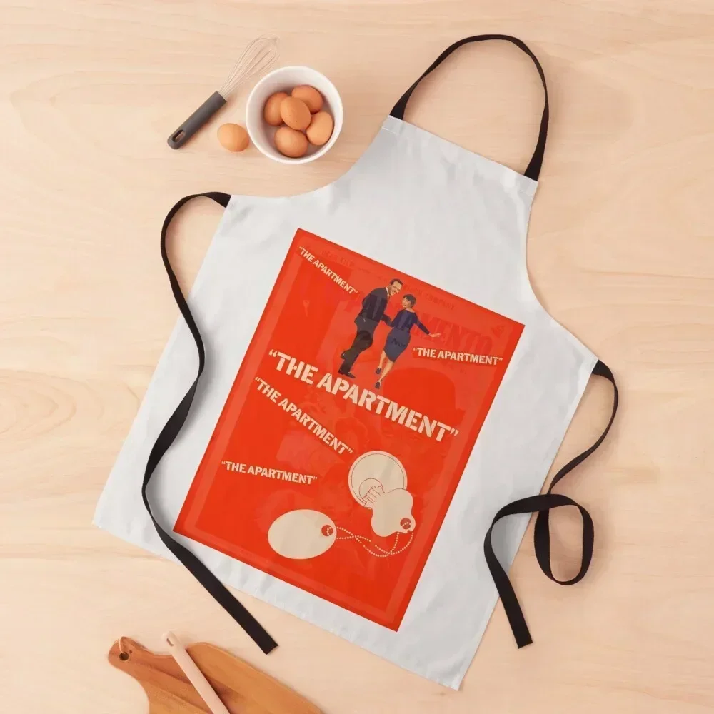 

the apartment film 1960s rv1 Apron for women halloween For Man Haircut Smock for hairdressing Bib Kitchen Apron