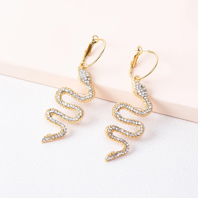 

EASYA 2024 Snake Earrings Collection Piercing Rings Women Hoops Luxury Jewelry Accessories Souvenirs Gifts for Girls