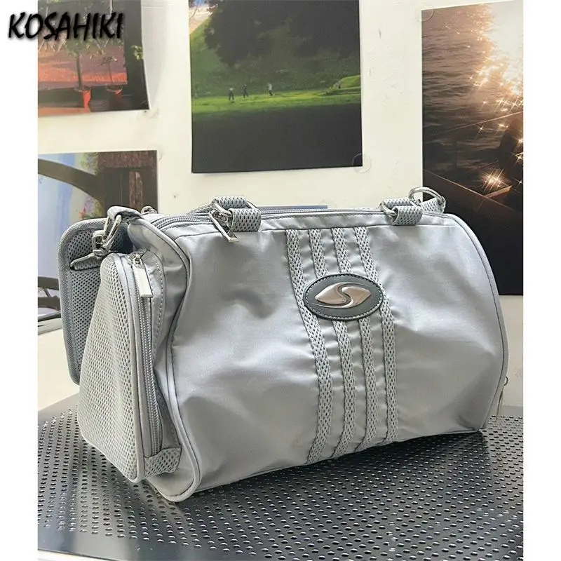 Tote Bags Sports Bolso Mujer Nylon High-capacity Womens Handbags Vintage Cargo Shoulder Crossbody  Casual Y2k Luxury Bag