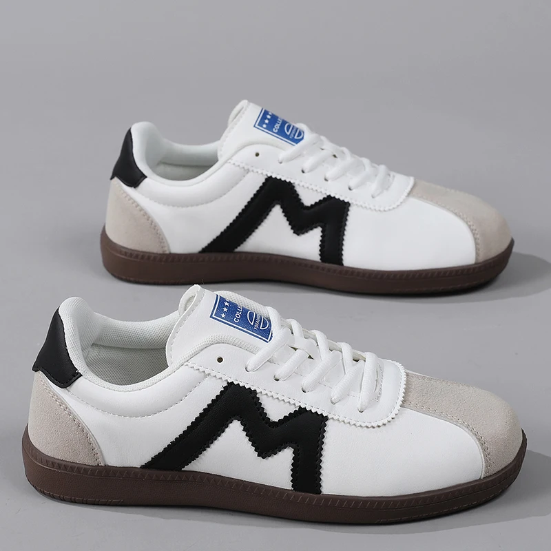 Unisex Casual Sports Shoes Anti-minimalist Slip Wear-resistant Ladies Walking Shoes Casual Lace-up Retro Fashion Casual Shoes