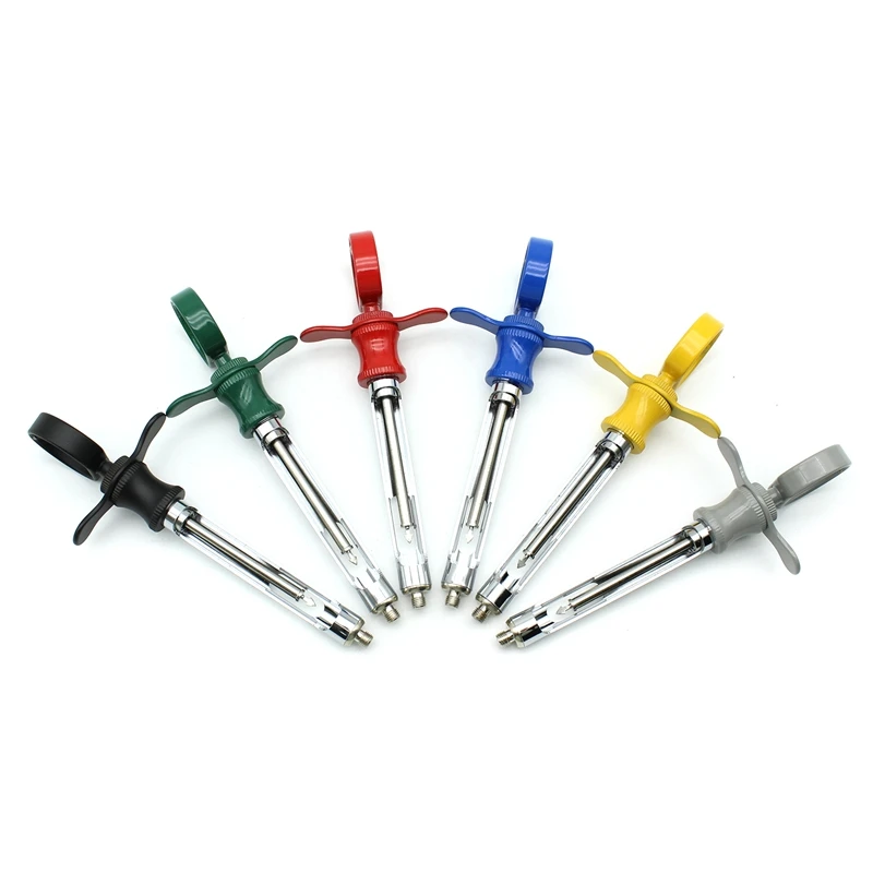 1pcs Dental Stainless Steel Syringe Anesthesia Aspirating Syringe Dentist Injector Tool Dentistry Surgical Instrument 6 colors