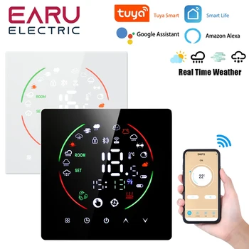 Tuya WiFi Termostato Intelligente Riscaldamento a Pavimento Elettrico TRV Acqua Caldaia a Gas Temperatura Telecomando Vocale per Google Home Alexa