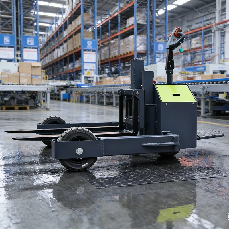 2.0Ton All Terrain Electric Pallet Truck Rough Terrain Battery Powered Walkie Pallet Jack Supports OEM