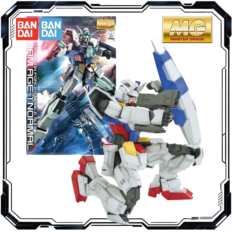 بانداي الأصلي GUNDAM أطقم منمذجة MG 1/100 GUNDAM AGE-1 تيتوس أطقم منمذجة ألعاب شخصيات الحركة للبنين بنات أطفال هدية الكريسماس