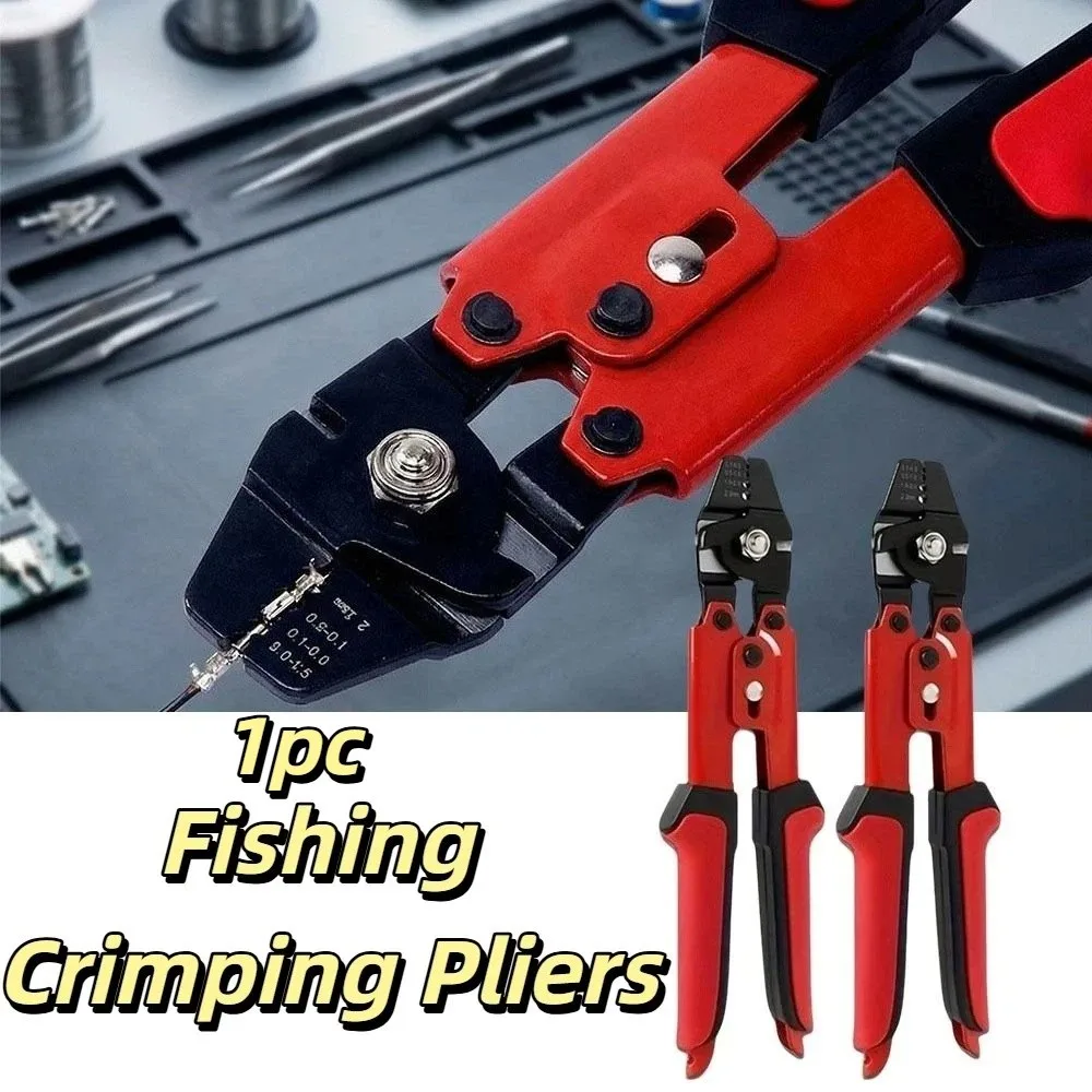 アルミ製圧着ループワイヤーロープ圧着工具-ダブルバレルピーラースリーブ圧着工具-圧着範囲01-22mm