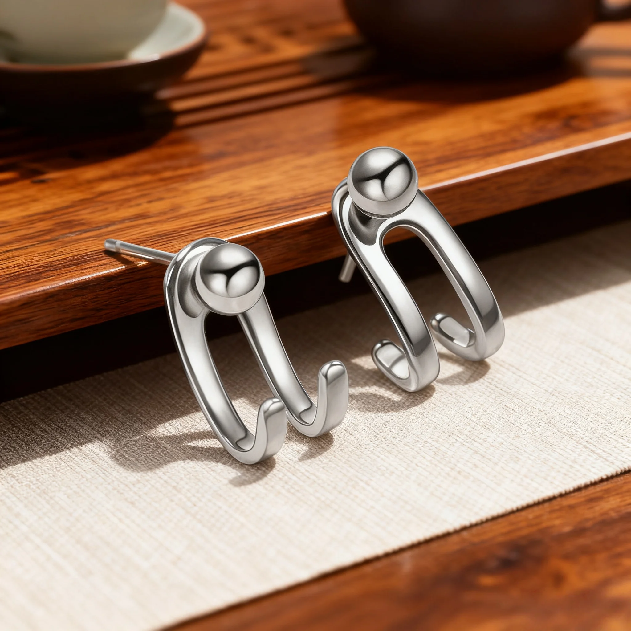 

Новые хиты продаж, серебряные серьги с нерегулярными крючками, изысканные ювелирные изделия, элегантные модные женские аксессуары для дня рождения, подарки