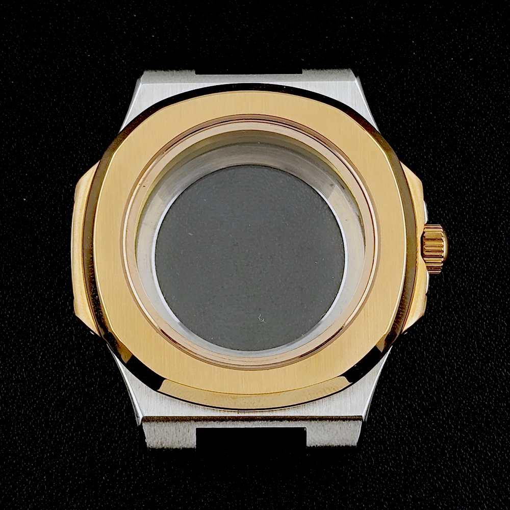 NH35 حافظة ساعة رجالية هيكل من الفولاذ المقاوم للصدأ زجاج الياقوت مناسبة لملحقات ساعة الحركة NH35