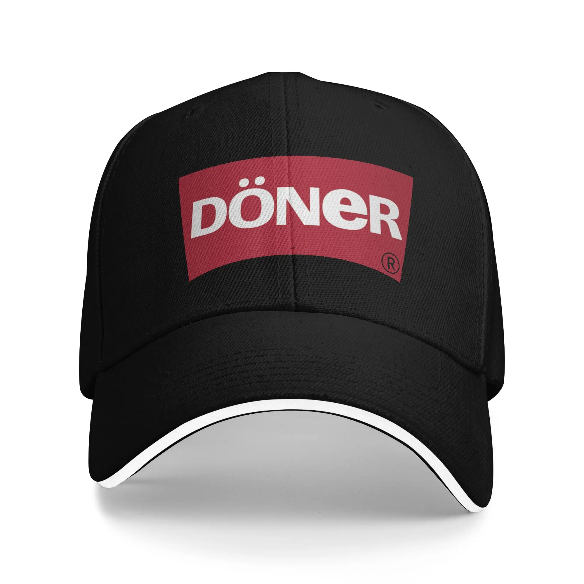 Doner Döner Kebab Red Box Logo Funny Parody Baseball Cap  Running Hippie Breathable Trucker Hat Couple Fitted Baseball Caps