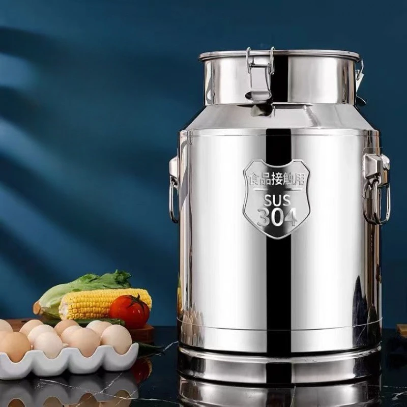 Stainless Steel Fermenters Wine Fermented Beer Fermenters Milk Barrel Sealing High Quality Oil Barrel Tea Canister Storage Pot