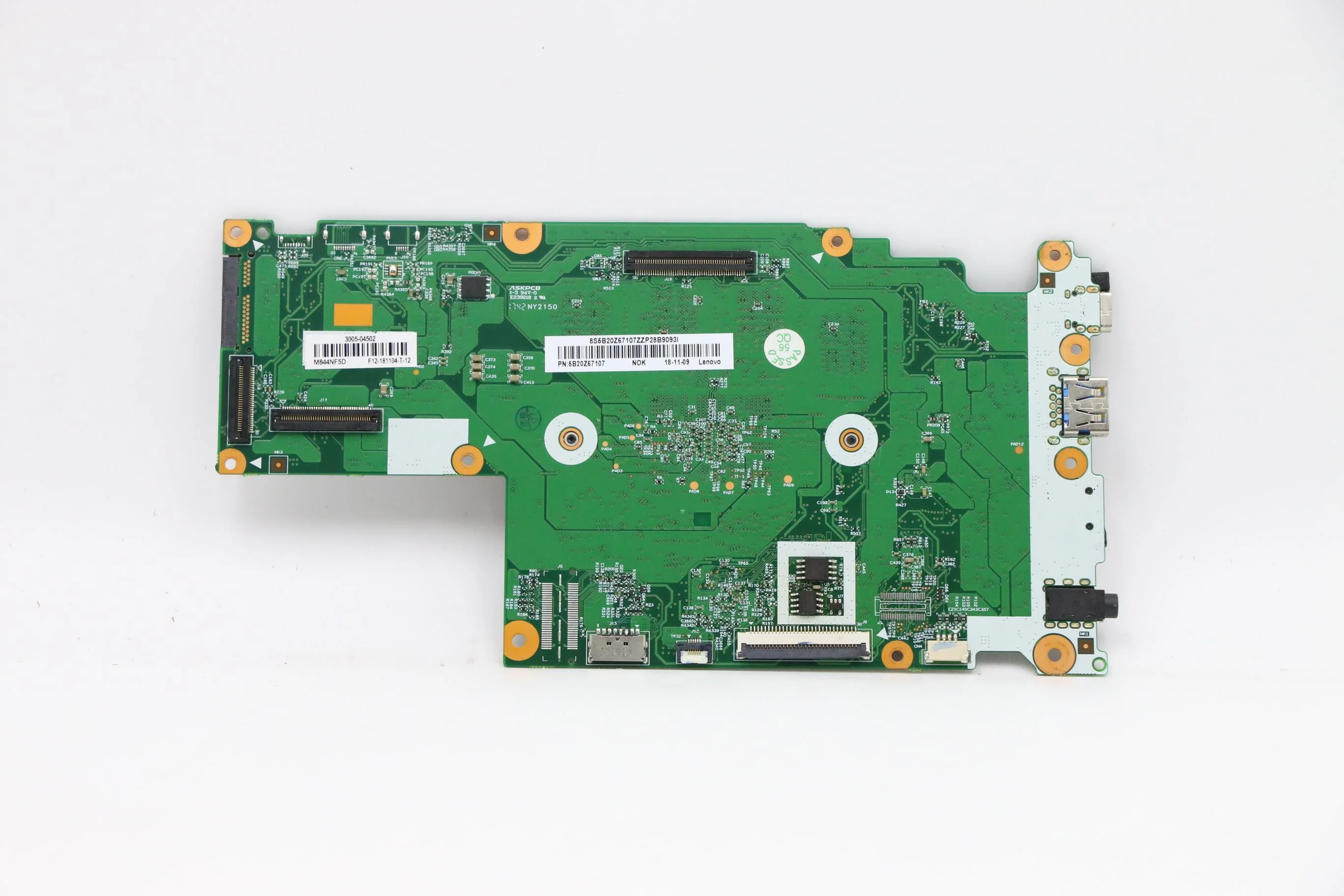 

5B20Z67107 для Lenovo 100e Chromebook, материнская плата, 4 ГБ ОЗУ, 32 ГБ, процессор N3350, 100% полное тестирование