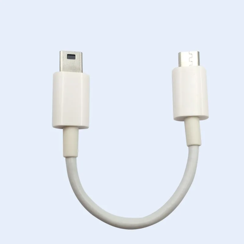 Mini USB to Micro USB Adapter V3 V8 Converter T-Shaped 5P Male 0.1M Short Data Transfer Cable High Speed123