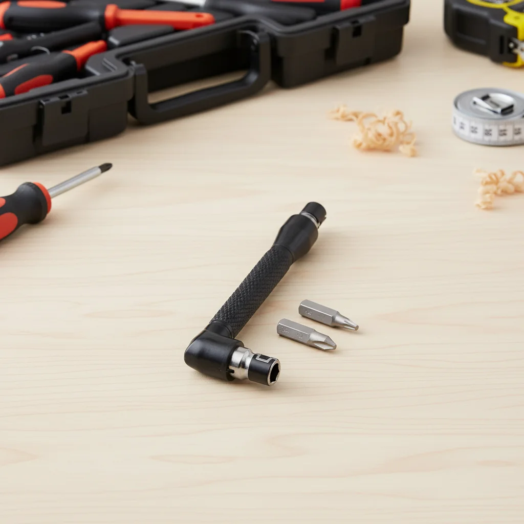 1pc L-type Screwdriver Bit Wrench Tool 1/4 Quick Socket Wrench Hexagon Screwdriver Bit With Double-End Handle Socket Wrench Tool