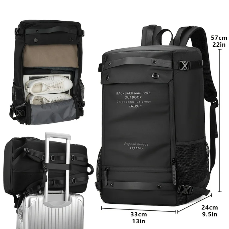 Suitable for both men and women, this large capacity 40 liter commuting backpack is perfect for hiking, trekking, mountaineering