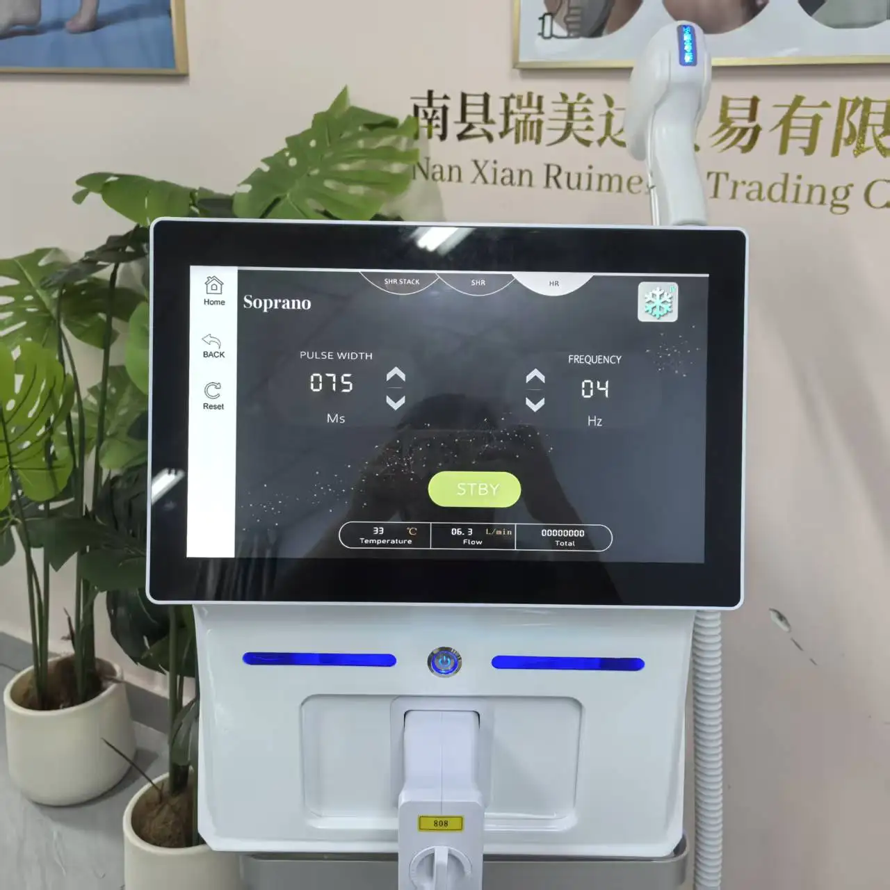 Professional 6000W Diode Laser Hair Removal Machine Ice Titanium Painless 808 755 940 1064nm High Power Beauty Device for Salon
