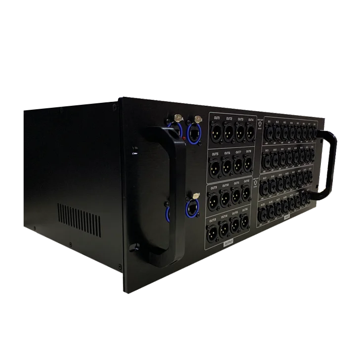 Professional 32 Input 16 Output Digital Snake Audio Mixer Console Stage Performance Expansion Interface Box