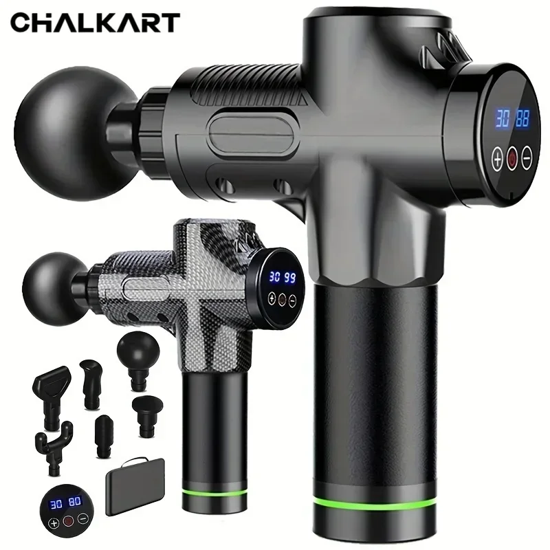 

Fascial Massage Gun Electric Percussion Pistol Massager Body Neck Back Deep Tissue Muscle Relaxation Fitness Tool For Shoulder