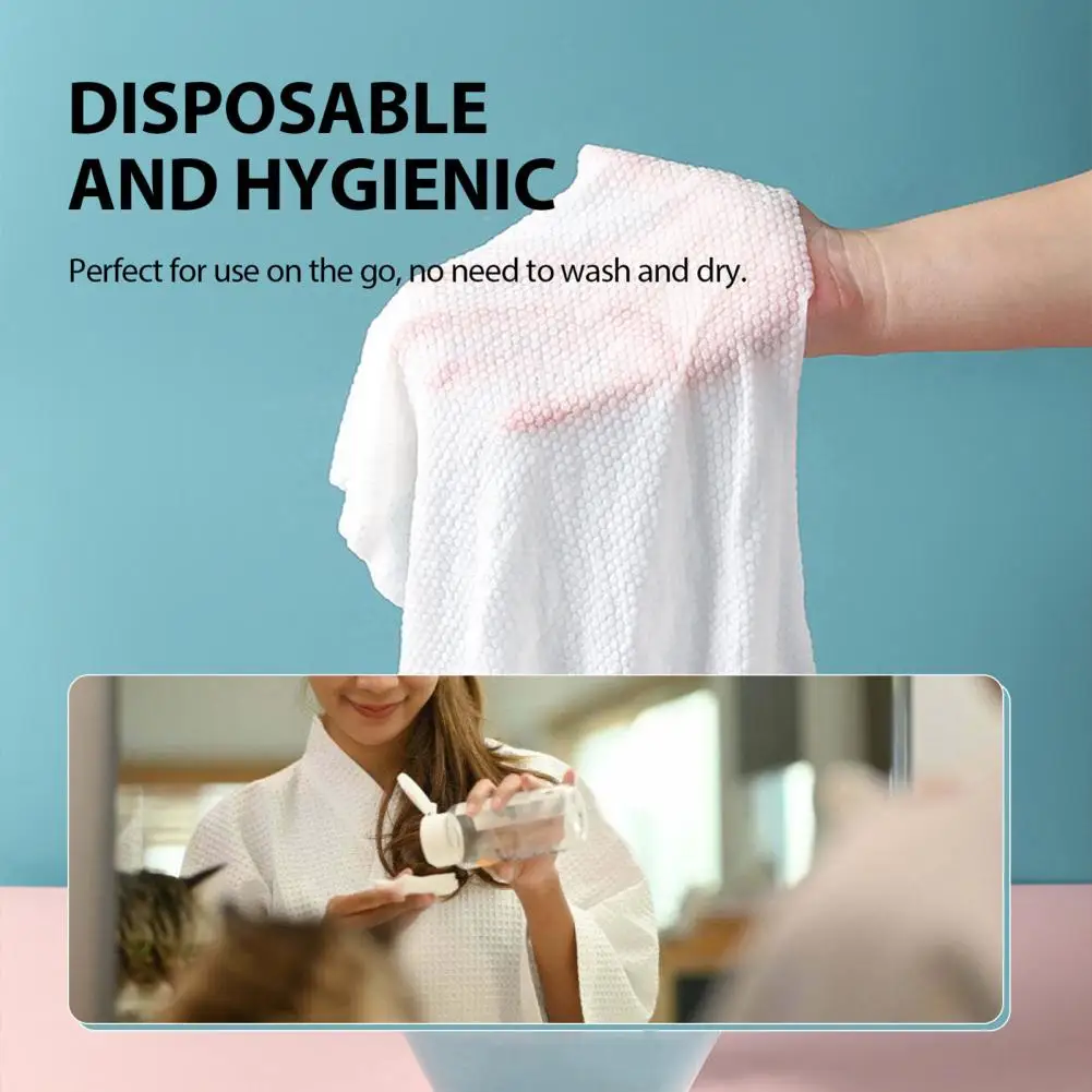 20Pcs Portable Compressed Towels Cotton Compression Face Towel Disposable Washcloth Kitchen Cleaning Towel for Outdoor Travel