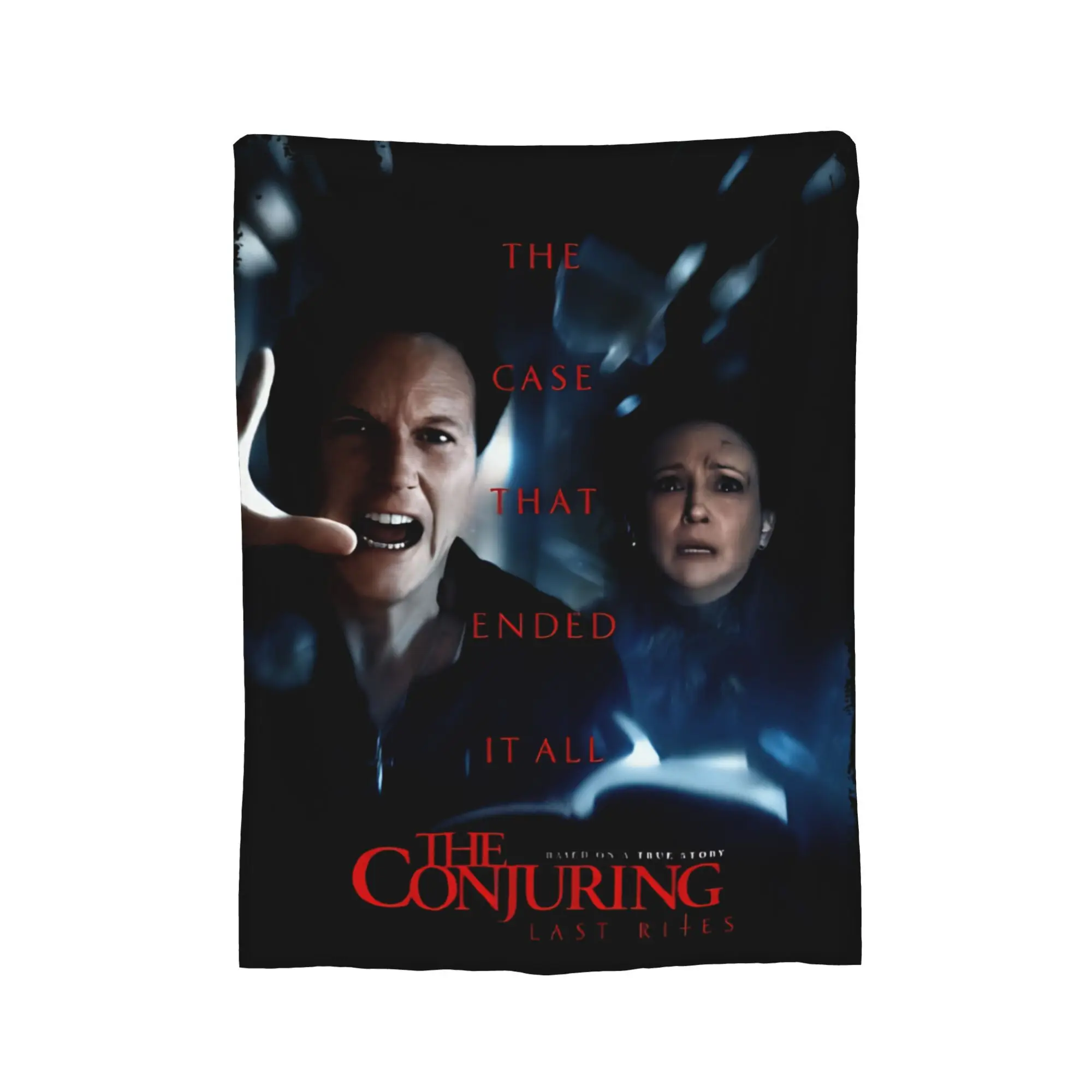 The Conjuring Last Rites فيلم رعب بطانية فائقة النعومة من الفلانيل للشفاء الحاضر رمي بطانية الفراش يلقي