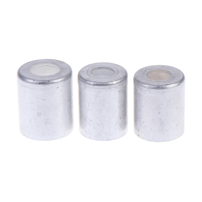 High Quality10Pcs Aluminum Ferrules Pipe Joint Fitting Sleeve 16mm 20mm 24mm 26mm Hole Dia. Car A/C Hose Crimp Sleeves R12 R134a