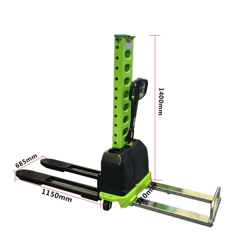 Factory direct sale 1 ton self-loading electricr   stacker