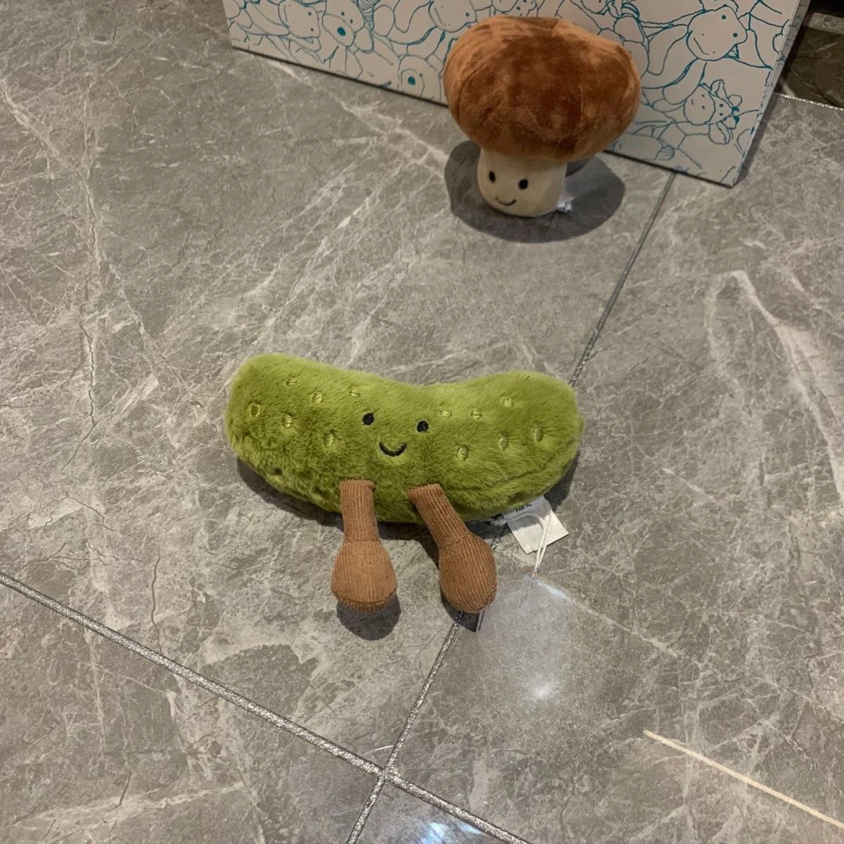 Divertida muñeco de peluche de pepino azedo, colgante de vegetales, juguete creativo, regalo súper bonito para niños, juguete de peluche Jellycat