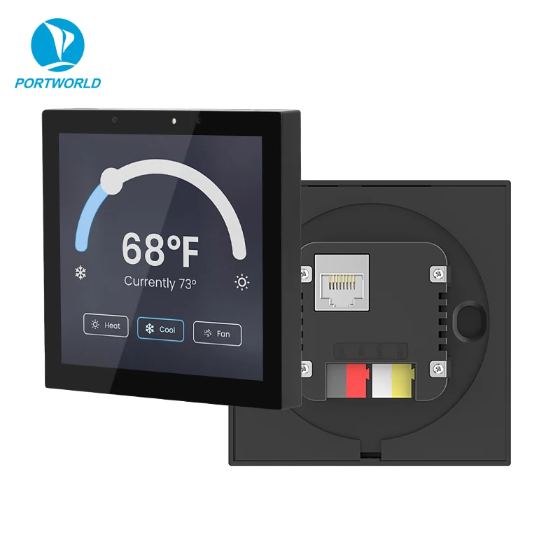 

2025 New KNX Tablet 4 Inch Display For Smart Home Automation Central Control Panel For Intelligent Air Conditioning Control
