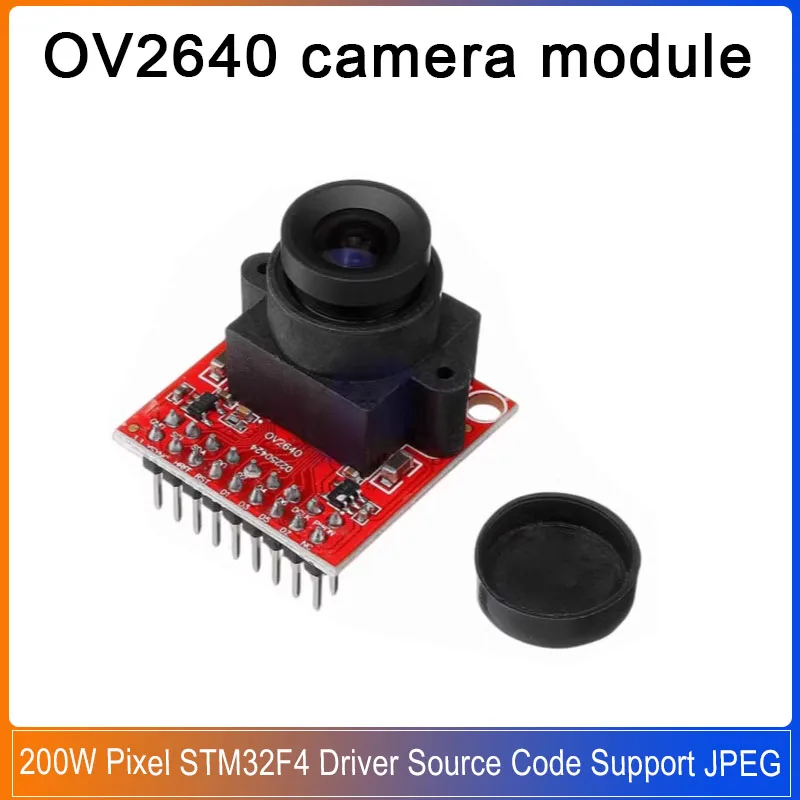 OV2640 Camera Module 200W Pixel STM32F4 Driver Source Code Support JPEG Output