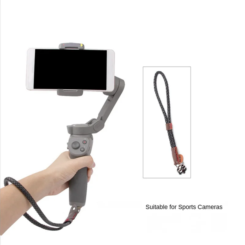 DJI OM 시리즈 휴대폰 PTZ/Insta360 X3/Glopro 휴대용 카메라 팔찌, 손실 방지, RopeABGI