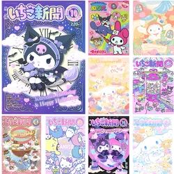 MINISO Sanrio Hello Kitty Anime japonés lindo personaje de dibujos animados Kawaii arte de pared carteles decoración del hogar lienzo pintura murales impresiones