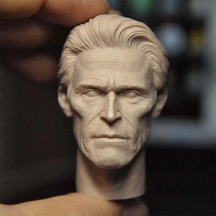 1/6 Die Cast Resin Picture Model Assembly Kit William Dafoe Head Carving (55mm) Unpainted Free Shipping