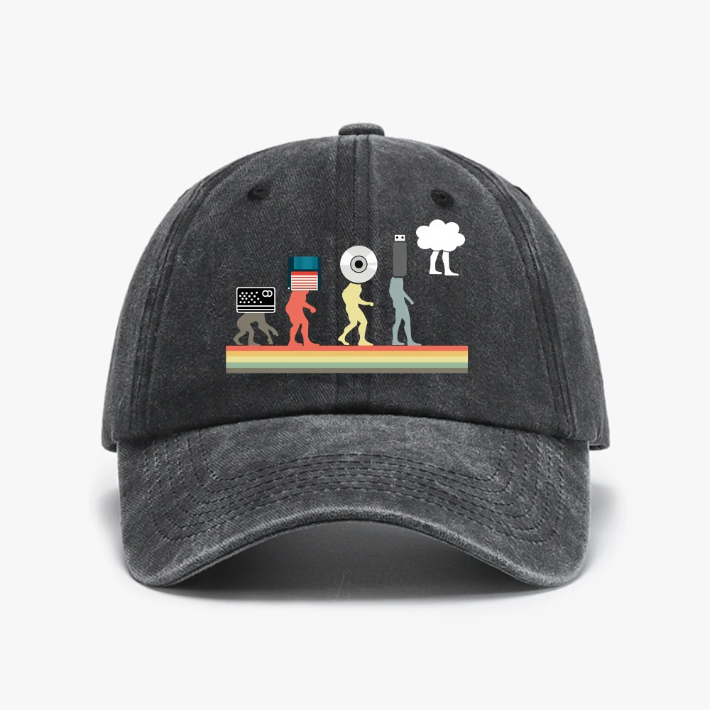 Programmer Computer Men Baseball Caps Adjustable unisex Distressed Washed Caps Hat Vintage Outdoor Workouts Snapback Hat