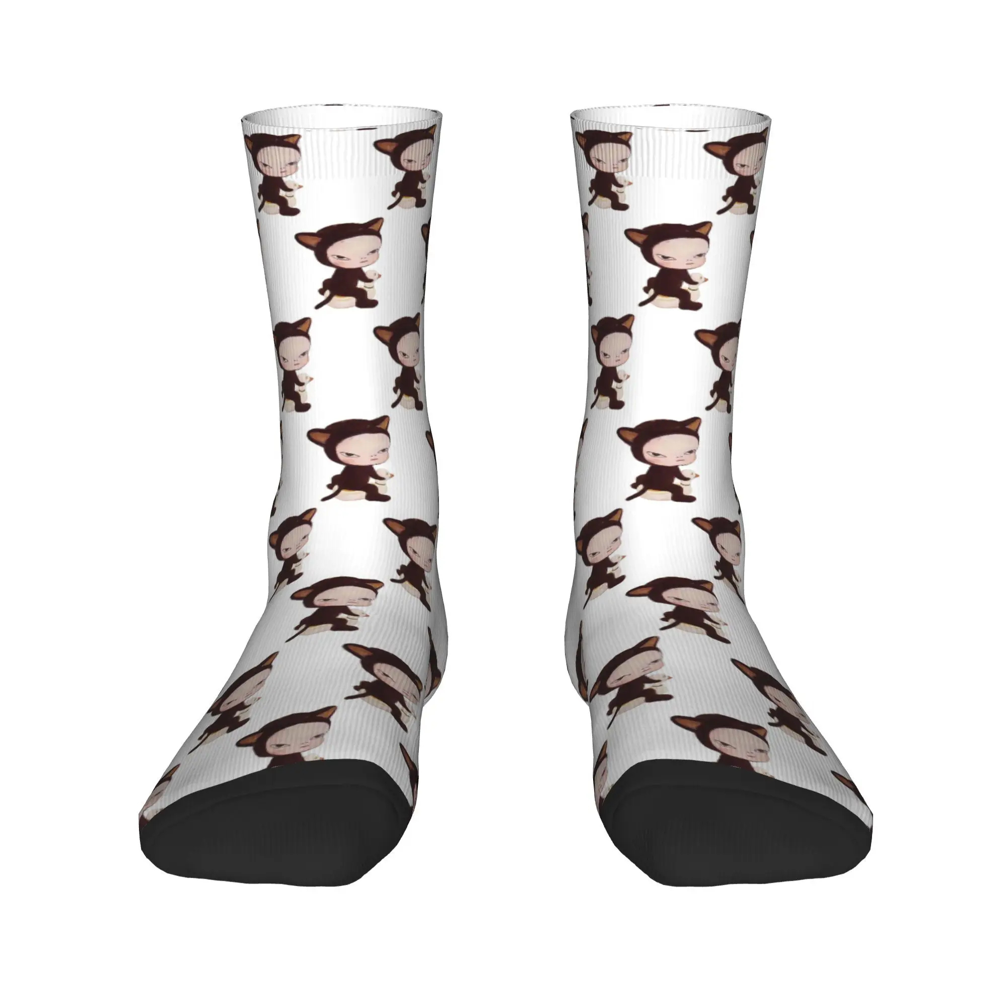 Yoshitomo Nara Sokken Harajuku Hoge Kwaliteit Kousen Alle Seizoen Lange Sokken Accessoires voor Man Vrouw Geschenken