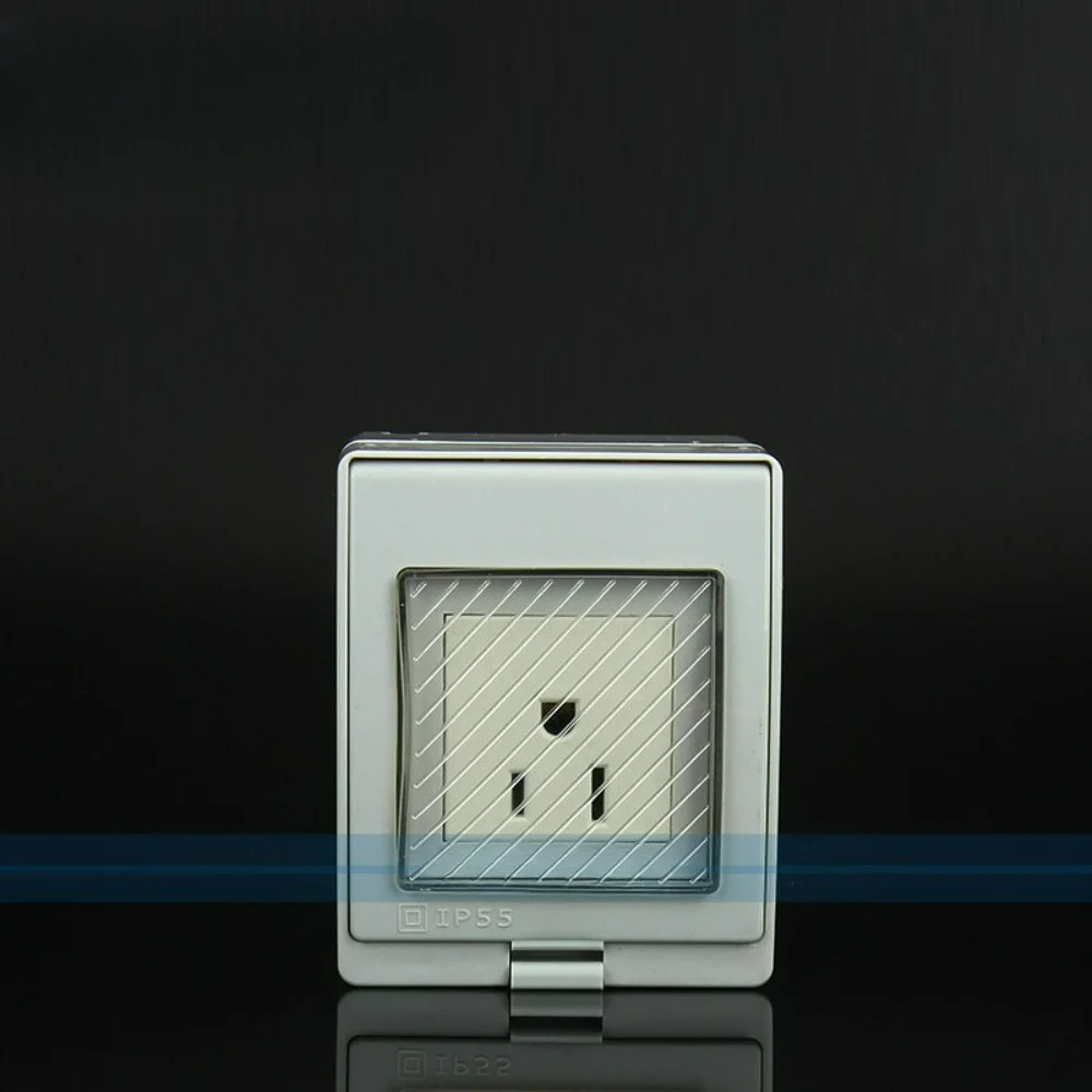 One American Waterproof Socket IP55 All Plastic American Standard Wiring Socket Open-air Waterproof Plug