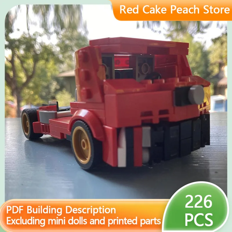 

City Car Model MOC Building Bricks Heavy-Duty Transport Truck Modular Technology Children Holiday Gifts Assemble Toys Suit