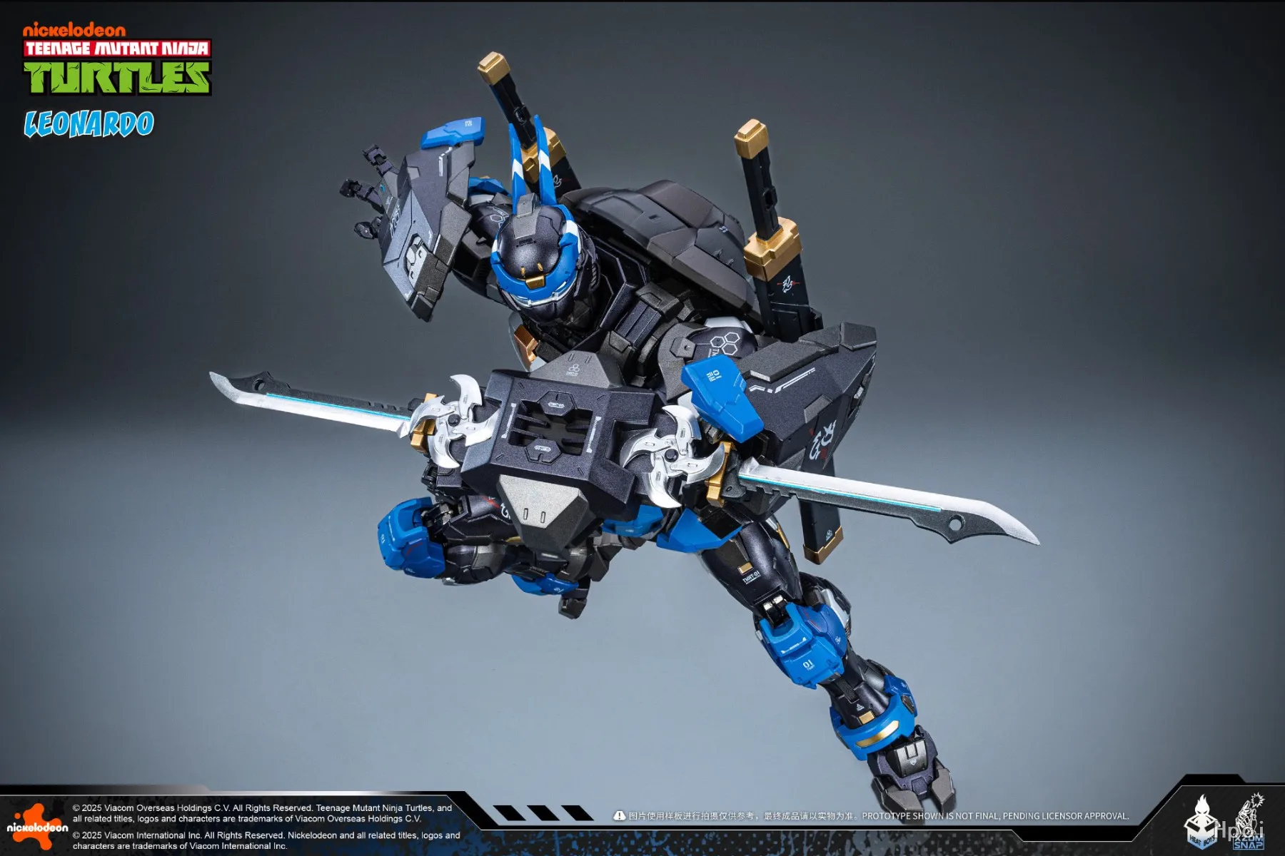 HeatBoys الأصلي سبيكة ميكا ليوناردو 40th الذكرى طبعة كمين العمل المنتج النهائي نموذج لجسم لعب للأولاد الهدايا