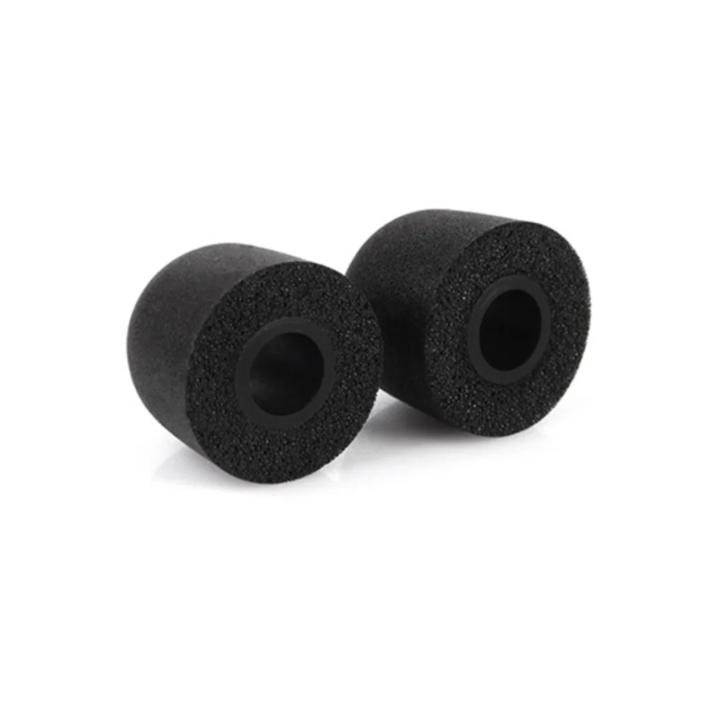 

4Pcs Earphone Tips Memory Eartips Noise Reducing Enhanced Bass Comfortable Fit for Exercise 3 4mm Black Memory Earbuds Tips