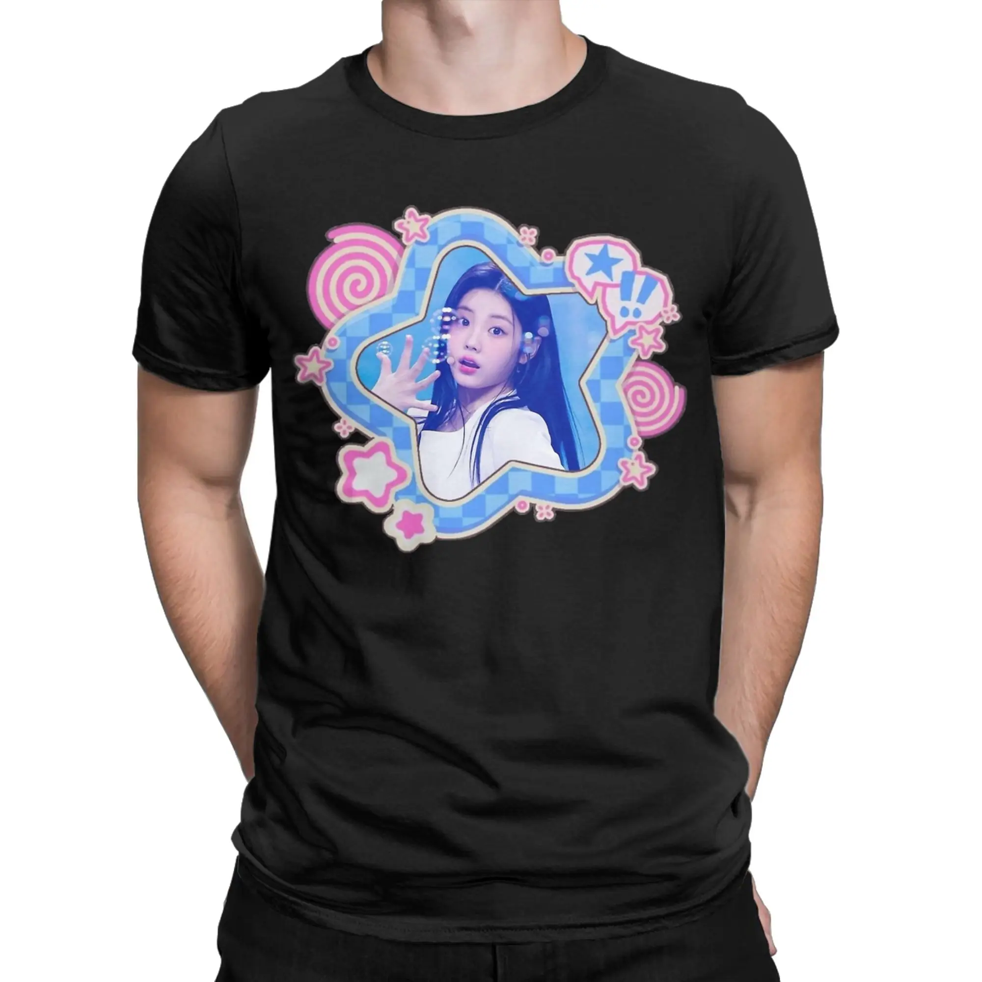 ILLIT South Korea Girls' Group T-Shirt Summer  100% Cotton T-Shirts For Male Fashion Pattern Tee Shirt Short-Sleeve Top Tees