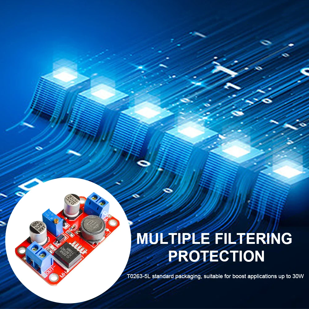 XL6019 DC-DC Boost Volt Converter 3V-40V zu 5V-45V Step Up Converter Modul Einstellbarer Ausgang für Handheld-Geräte-Stromversorgung