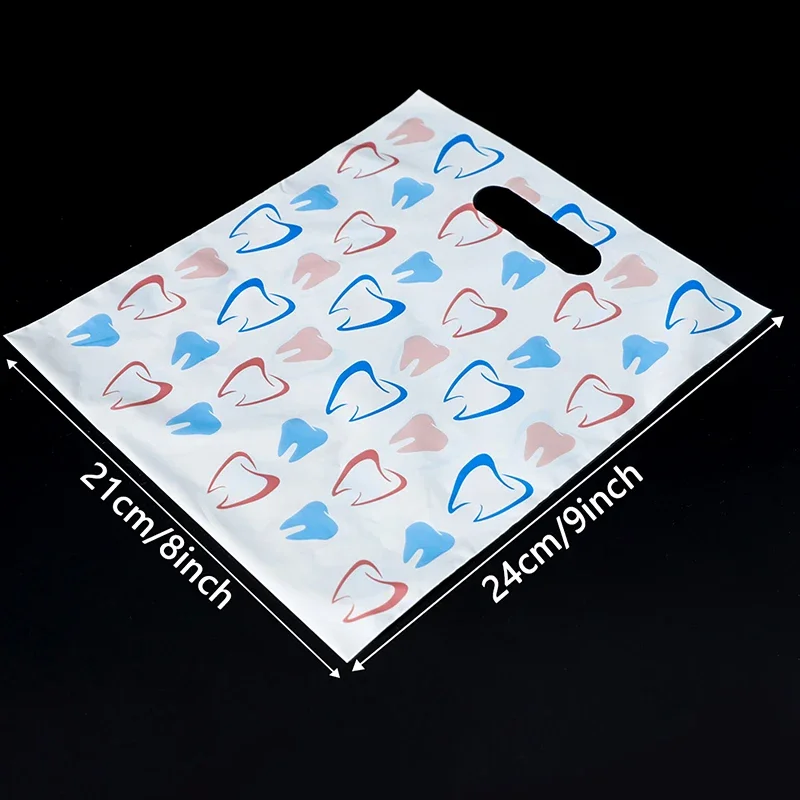 

30/50 шт. стоматологические пакеты для стоматологии, объемные пластиковые стоматологические товары, подарочные пакеты для гигиенистов, стоматологов, ухода за пациентами, клиники