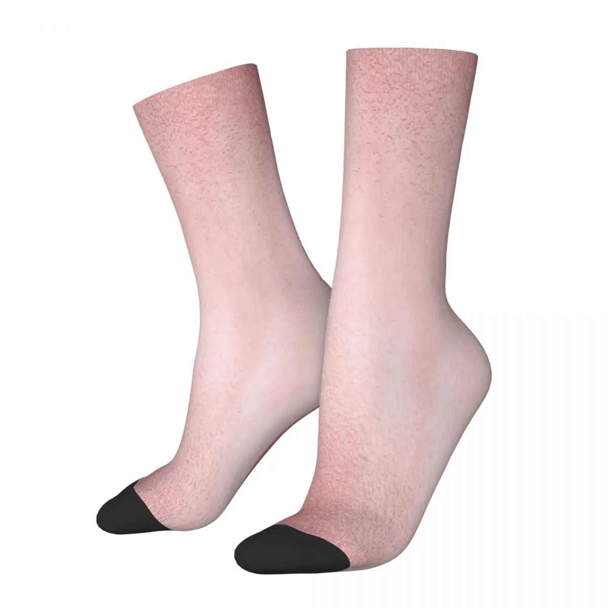 Rose Gold Sunset Metallic Solid Colour Art Socks Male Mens Women Spring Stockings Hip Hop