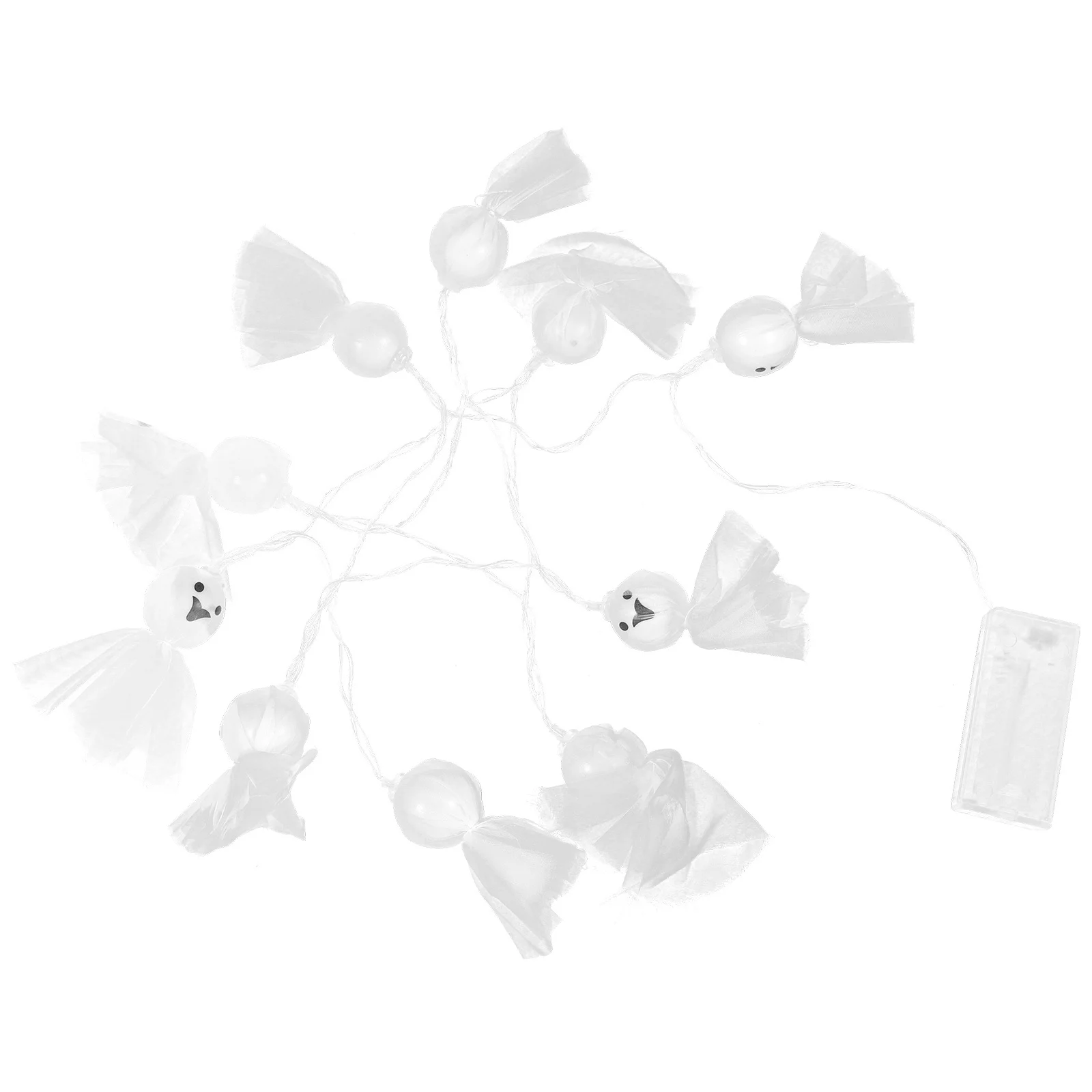 

20Ft Halloween String Light with Ghost Pendants 60Leds Waterproof Outdoor Indoor Party Lights for Garden Wall Tree Decoration