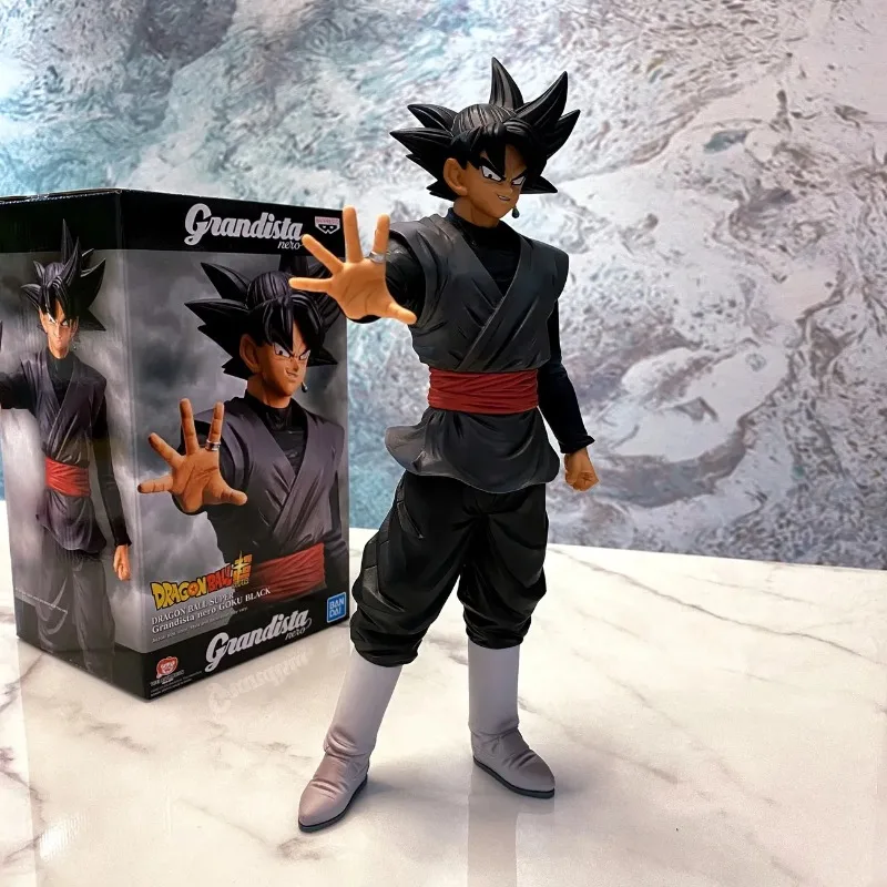 

Bandai Banpresto Black、Goku Black Grandista Nero Dragon Ball Anime Figure Desktop Ornaments Model Children's Gifts Peripheral
