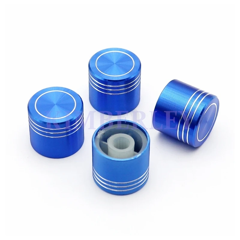 2PCS 20×17 Aluminum Alloy Knob Cap Potentiometer Adjusting Cap Electronic Appliance Switch Cap Power Amplifier Volume Knob
