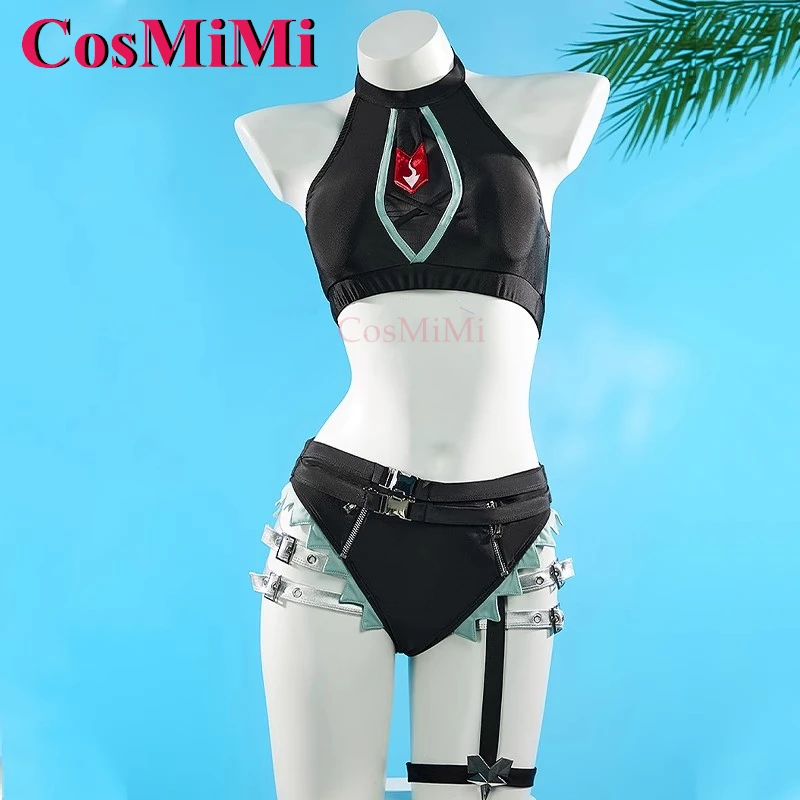 CosMiMi jeu Zenless Zone zéro Jane Doe Cosplay Costumes doux astucieux maillot de bain été bord de mer maillots de bain natation tenue de fête S-XL