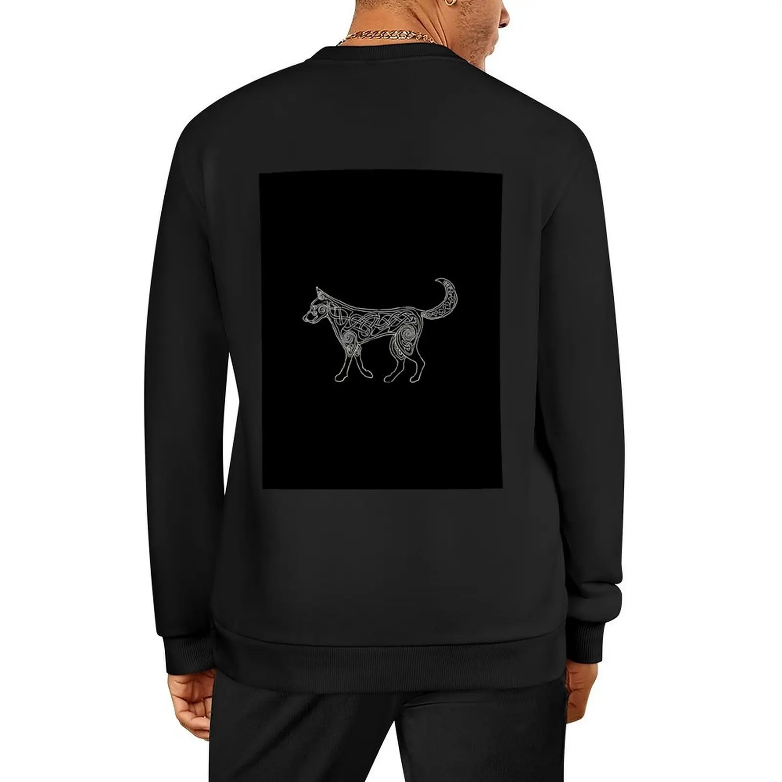 

Celtic Ken Kai Dog Pullover graphic t shirts men autumn korean clothes men's clothes sweatshirt