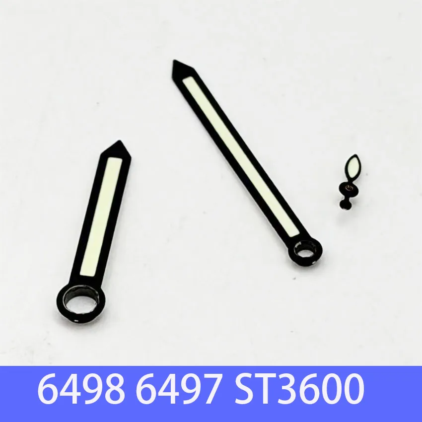 1 set Blue Luminous Watch Hands Suitable for 6498 6497 ST3600 Series Movement Pointer Accessories for Watch Repair