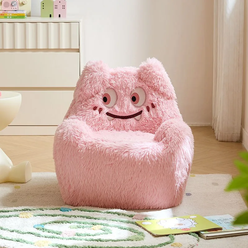 

MOMO Living Room Children Lazy Sofa Bedroom Reading Area Baby Small Sofa Chair Single Cartoon Cute Small Sofa