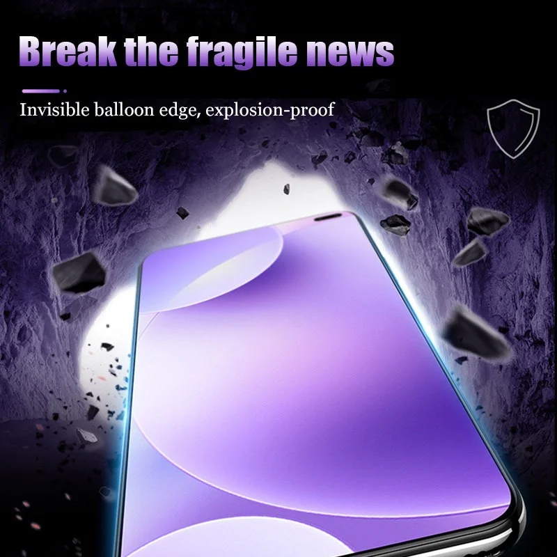 4IN1 Full Protective Glass for Xiaomi Redmi Note 11 10 9 8 7 Pro 10S 9S Screen Protector for Redmi 9C 9T 9A 8A 7A Tempered Glass